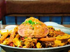 辣炒帝王蟹-蟹之国·精品蟹料理(极地店)