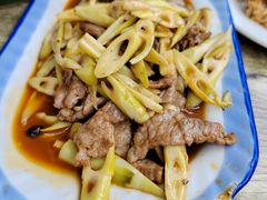 笋子炒肉-丁泽饭店