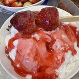 大雪过来来一碗这样的甜品才是享受呢！芋见草莓沙冰