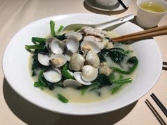 鲜鱼汤蛤蜊浸菠菜-琥珀·原创臻选店(维家思店)