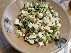 香椿拌豆腐-老磨油饼(高陵店)