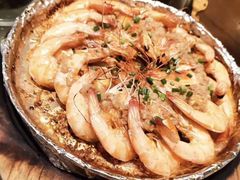 铁板基围虾-梁家大院•农家菜(昆山会展中心店)