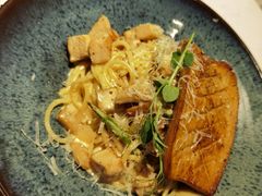 芥末籽奶油慢煎菇扒意大利面-BE BRIGHT KITCHEN(正佳广场店)