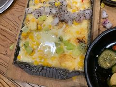 水果芝士焗玉米-九田家黑牛烤肉料理(衡百国际店)