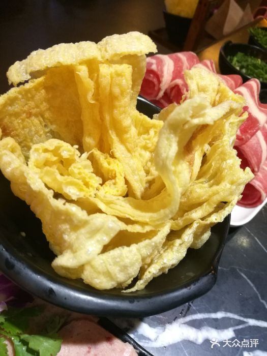 蜀源香火锅(佛山分店)炸腐竹图片 - 第1张
