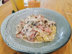 蘑菇汁培根宽面-A30 BISTRO