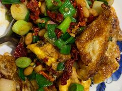 腊八豆炒荷包蛋-湘味淳(千禧街店)