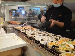 自助取餐区-釜盛海鲜烤肉火锅自助料理(正义坊购物中心店)