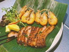 碳烧猪颈肉拼大虾-星叶·东南亚料理(宁波万象汇店)