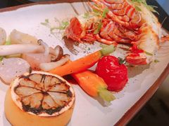 香焗龙虾配自制黑松露酱-上海苏宁宝丽嘉酒店·Cafe Bellagio西餐厅