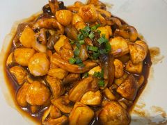 双菇爆鲜贝-蜜桃餐厅·伴山(绿宝广场店)