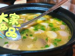 菌菇炖老母鸡汤小份-呼吸森林·生态农庄农家乐私房菜