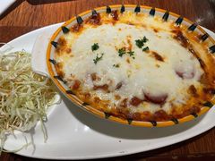 招牌西西里肉酱芝士烤饭-玛格萝妮比萨屋(四平店)