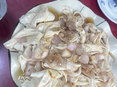 白灼腐竹-华园农庄·特色炭烧鸡·北江河鲜