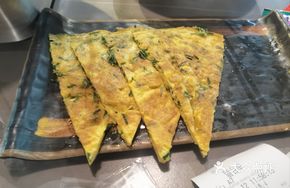 Wild Chives with Free-Range Eggs