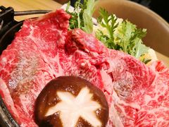 雪花牛肉寿喜锅-隐泉之语日式料理(王府中环店)