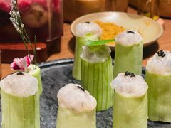 天青色丝瓜虾滑-盡膳口福跷脚牛肉火锅(晶耀前滩店)