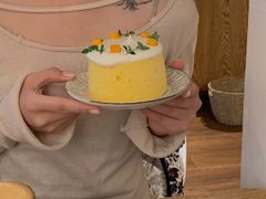 甜橙芒果戚风蛋糕-無早咖啡