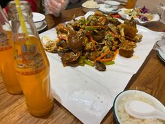 -东来菜馆•手抓海鲜家常菜•海鲜锅贴(鸽子窝店)