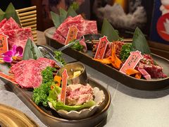 M7特等板腱三种拼盘-板前十胜·和牛烧肉专门店(北京总店)