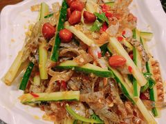 凉拌鱼皮-醉美东江·三文鱼·烧鸡公