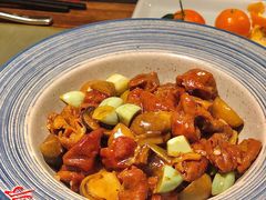 腊八蒜烧肥肠-那家小馆•北京菜•烤鸭(中关村店)