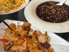 野生竹耳炒肉-禾悟农·农家私房菜