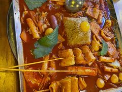 鱼饼火山炒年糕-包装马车·韩国料理·포장마차