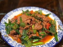 小炒黄牛肉-阿鹏故事云南野生菌火锅(人民路店)