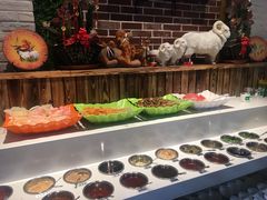 调料台-草原塞蛮羊火锅城(港湾店)