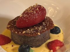 树莓流心熔岩巧克力-福楼法餐厅FLO