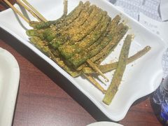 烤蒜苔-金刚山烧烤(中山路店)