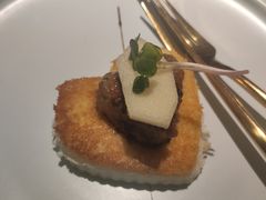 法式香煎鹅肝(客)-蜜桃花开·中西融合菜E&W(南长街店)