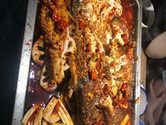 香辣味烤鱼-探鱼·鲜青椒爽麻烤鱼(北京路天河城店)