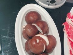 香菇-不老仙金汤虾丸火锅