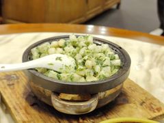 石锅荠菜年糕鲜贝-三凤酒家·百年无锡菜(清扬茂业店)