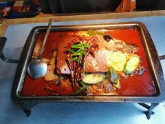 -探鱼·鲜青椒爽麻烤鱼(西南商都店)