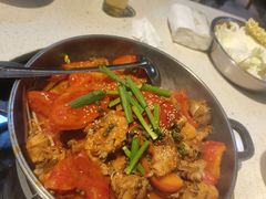 -贵州辣子鸡番茄鸡