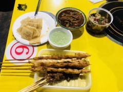 -老红桥炸灌肠牛肚锅烧烤(定福庄店)