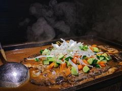 -探鱼·鲜青椒爽麻烤鱼(东城万达广场店)