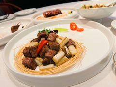 葱爆牛肉粒-东富酒家(龙湖西溪天街店)