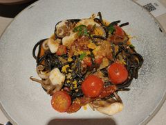 蟹膏海鲜墨鱼面-农畉LONFOOD(万象天地店)