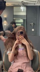 点击看大图 -藤野造型烫发染发