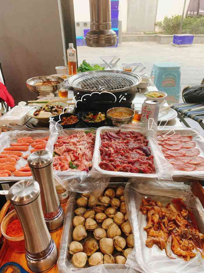 小马扎大排档·小核桃碳烤肉(造纸厂总店)-"被朋友突然叫去吃烤肉,到