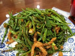 扁豆肉丝-娄三少·老北京春饼烤鸭家常菜(方庄店)