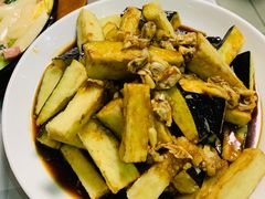 蛤蜊肉拌茄子-华春餐馆(鱼山路店)
