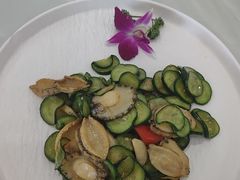 脆乳瓜炒鲍鱼片-清华大学-观畴园餐厅