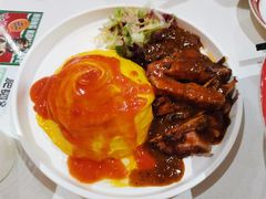 黑椒鸡扒蛋包饭-肥韬茶餐厅(南山mini店)