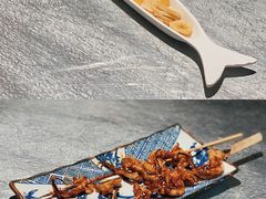 串烤鱿鱼须-探鱼·鲜青椒爽麻烤鱼(天河优托邦店)