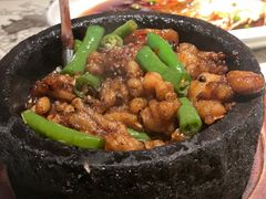 石锅杭椒牛蛙-桂满陇-西湖船宴(西单大悦城店)
